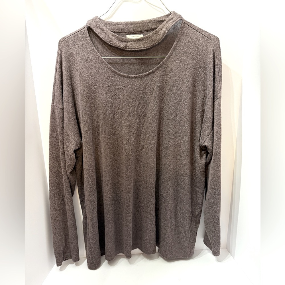 Maurices Long-Sleeve Cut-out Sweater